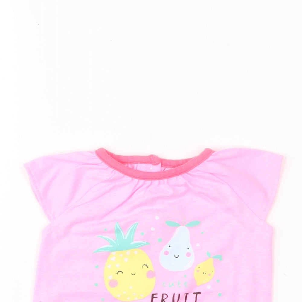 Primark Girls Pink   Coverall One-Piece Size 0-3 Months