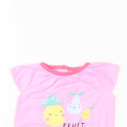 Primark Girls Pink   Coverall One-Piece Size 0-3 Months