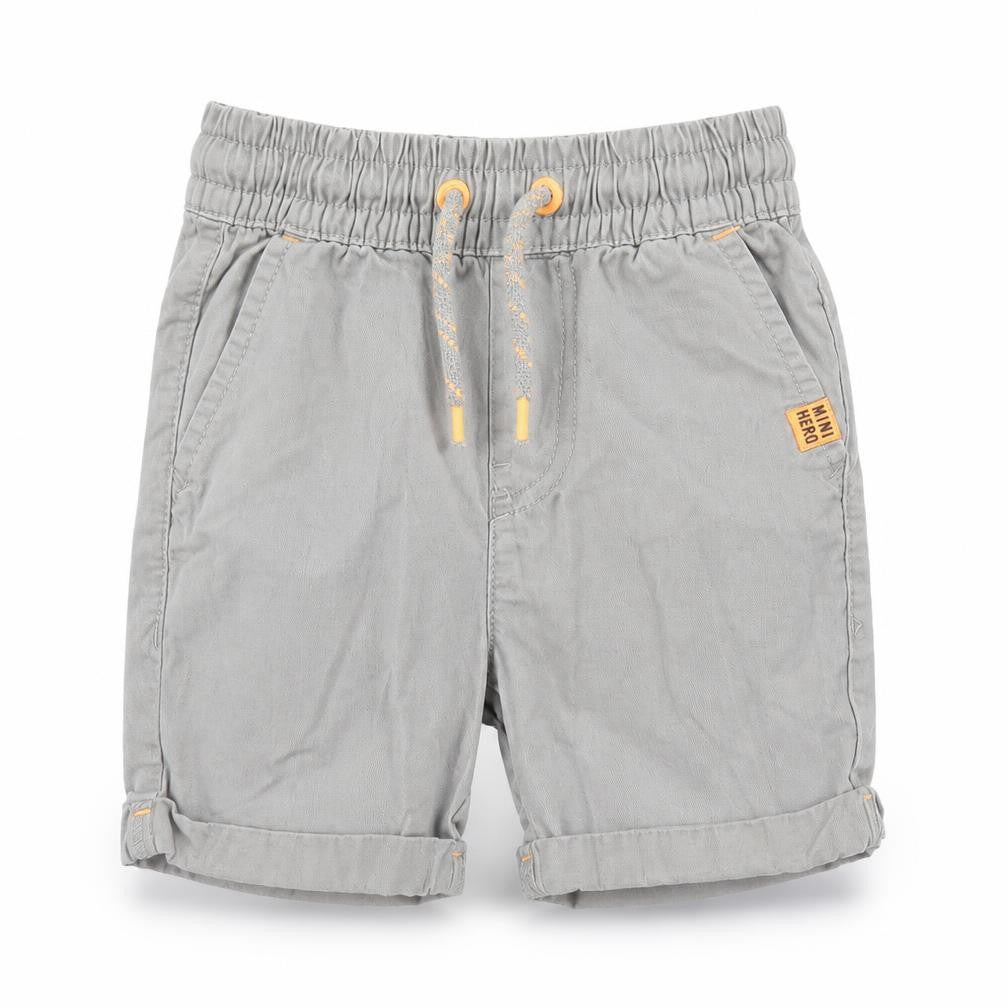 Front view of F&F boys’ grey cargo trousers, size 12-18, months
