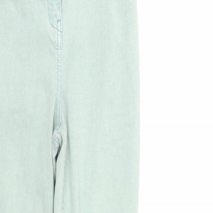 /denim Womens Green  Denim Tapered Jeans Size 12 L25 in - Elastic Waist