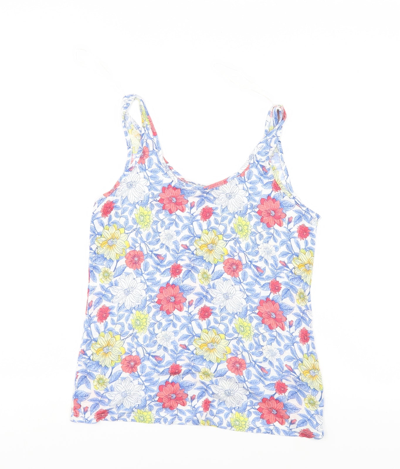 George Womens Multicoloured Floral  Basic Tank Size 10