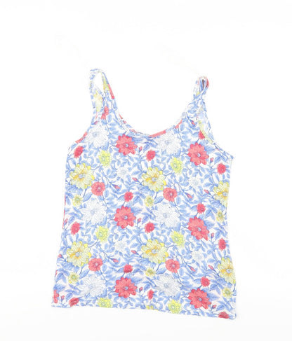 George Womens Multicoloured Floral  Basic Tank Size 10