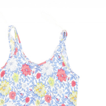 George Womens Multicoloured Floral  Basic Tank Size 10