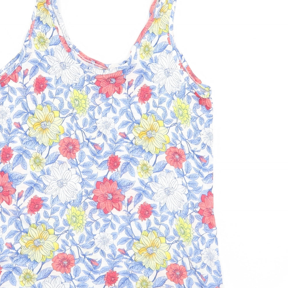 George Womens Multicoloured Floral  Basic Tank Size 10
