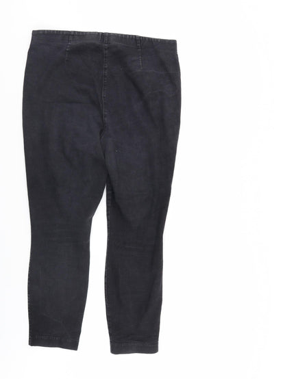 Womens UK Size 34 in Preworn Regular Fit Jegging Black Jeans