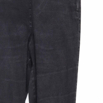 Womens UK Size 34 in Preworn Regular Fit Jegging Black Jeans