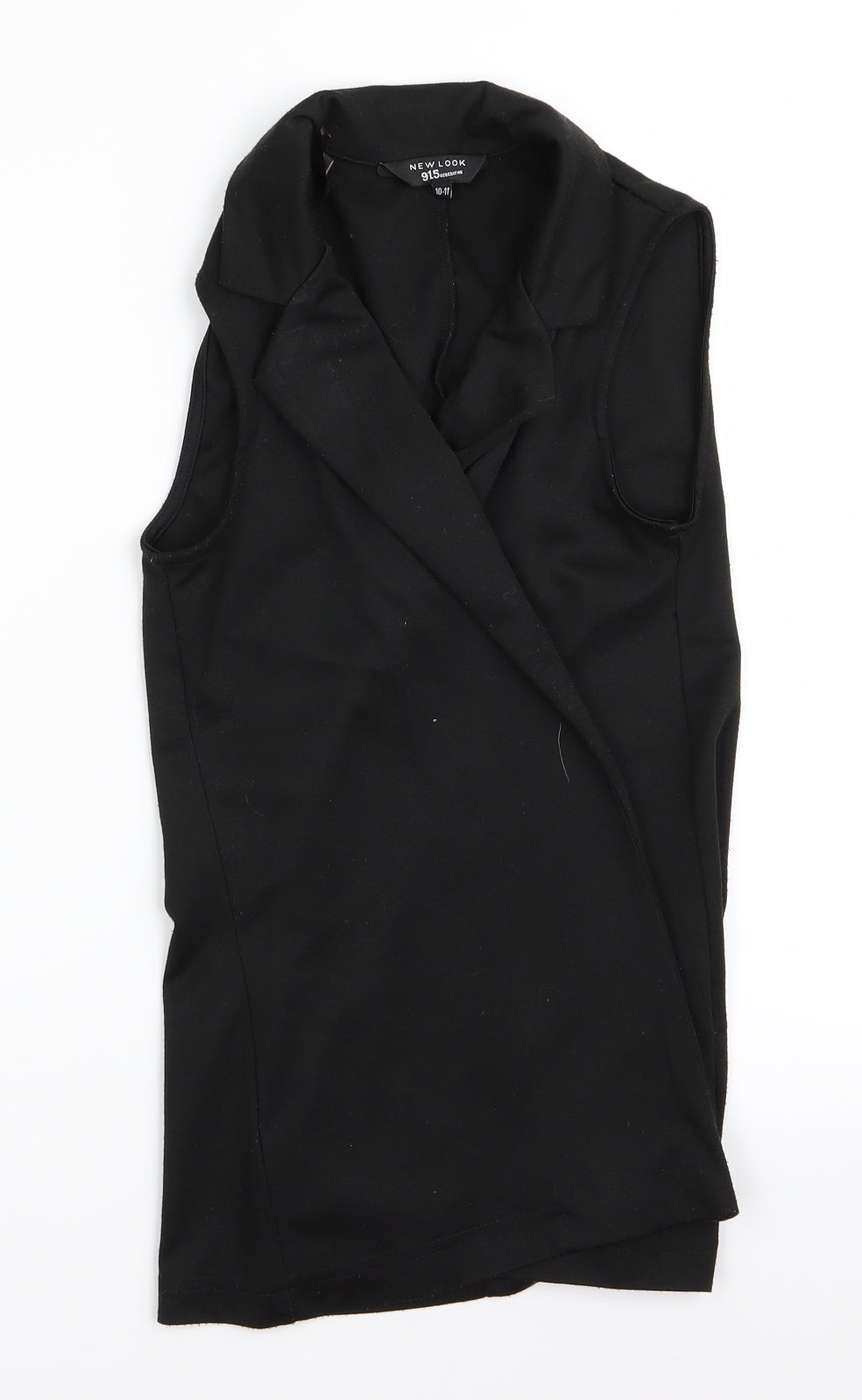 New Look Womens Black   Vest Jumper Size 10