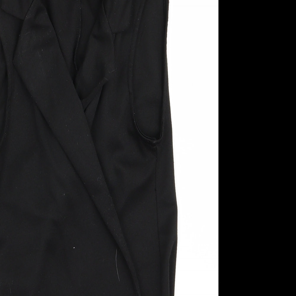 New Look Womens Black   Vest Jumper Size 10