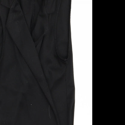 New Look Womens Black   Vest Jumper Size 10