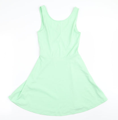 Divided Womens Green   A-Line  Size 8