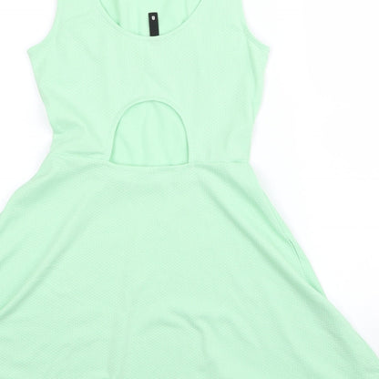 Divided Womens Green   A-Line  Size 8