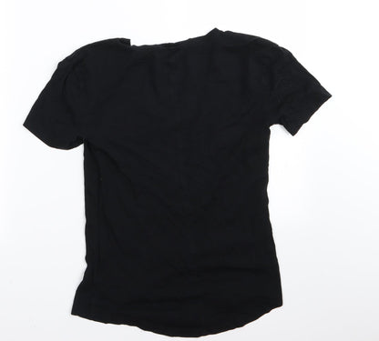 selfridge Womens Black   Basic T-Shirt Size 8