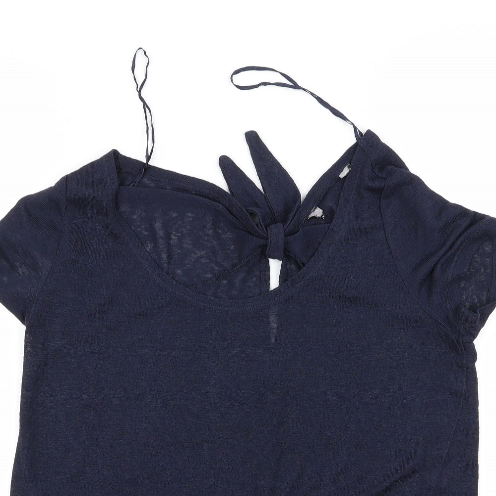 F&F Womens Blue   Basic Blouse Size 8
