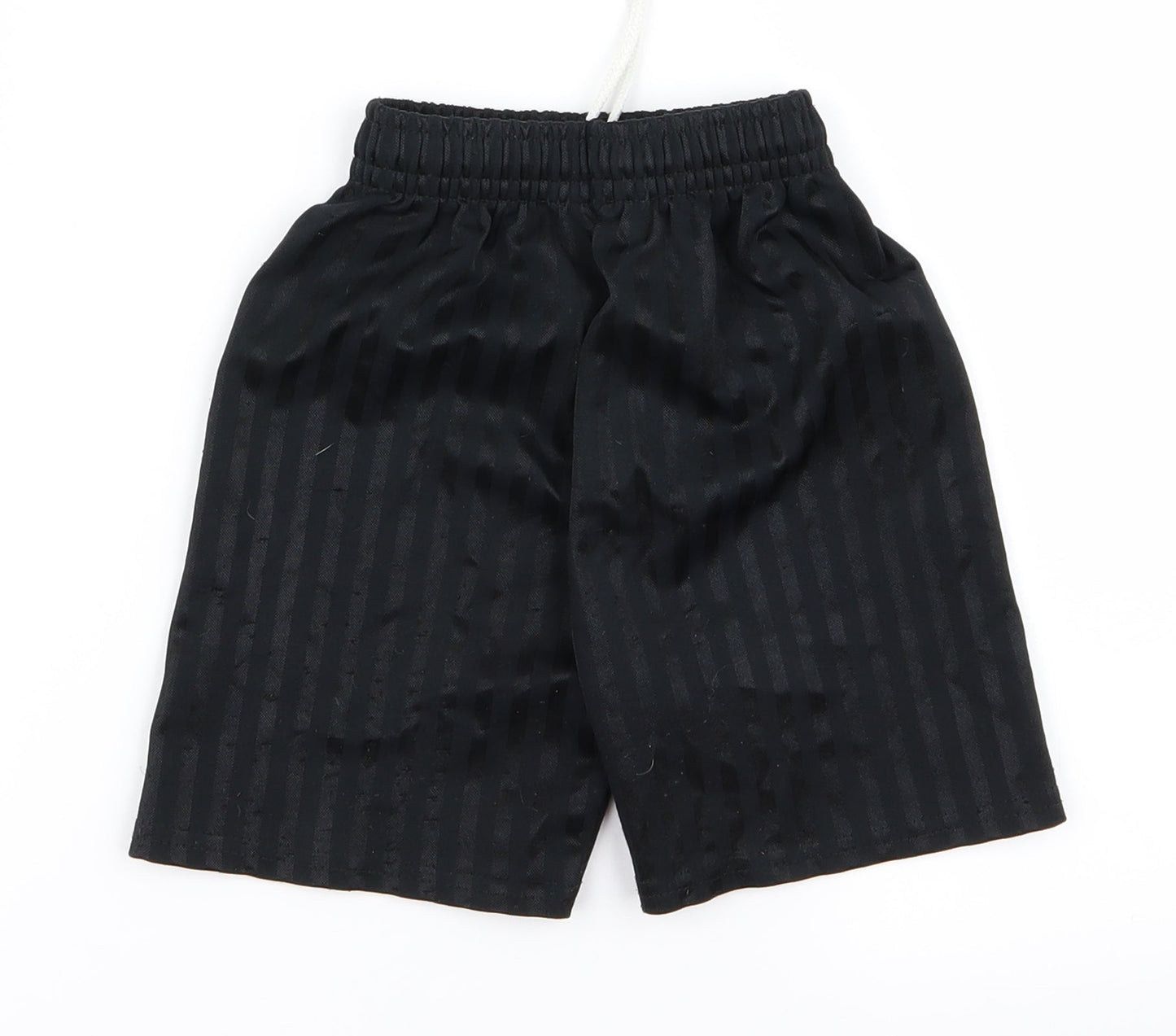 Preworn Boys Black  Ramie Sweat Shorts Size S - v
