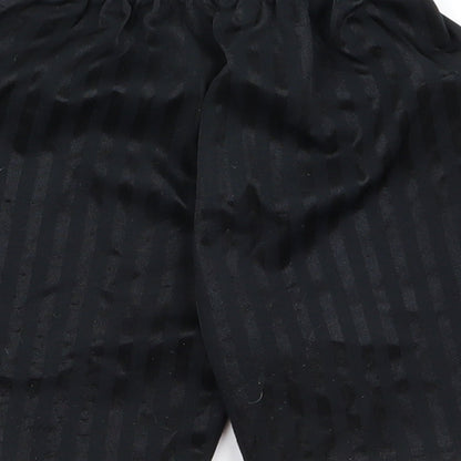 Preworn Boys Black  Ramie Sweat Shorts Size S - v
