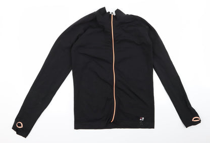 Adore Womens Black   Windbreaker Jacket Size L