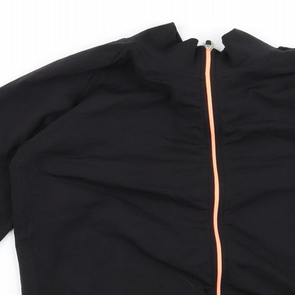 Adore Womens Black   Windbreaker Jacket Size L