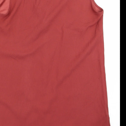 Womens UK Size 10 NEXT Orange Basic Tank
