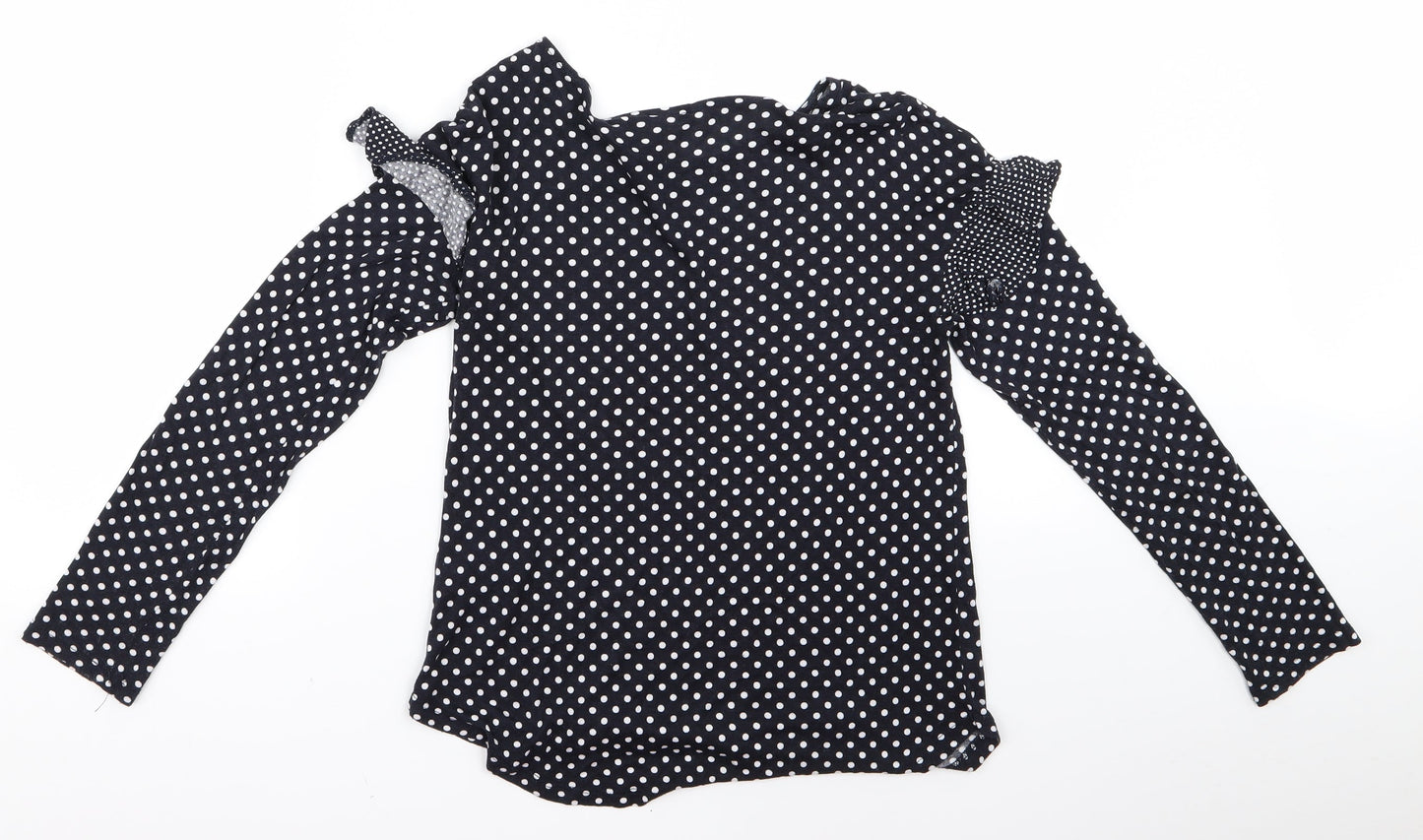 Womens UK Size XS H&M Blue Basic Blouse