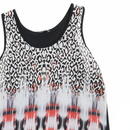 F&F Womens Beige Floral  Basic Blouse Size 10