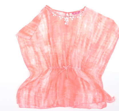 yd Girls Pink   Basic Blouse Size 8 Years