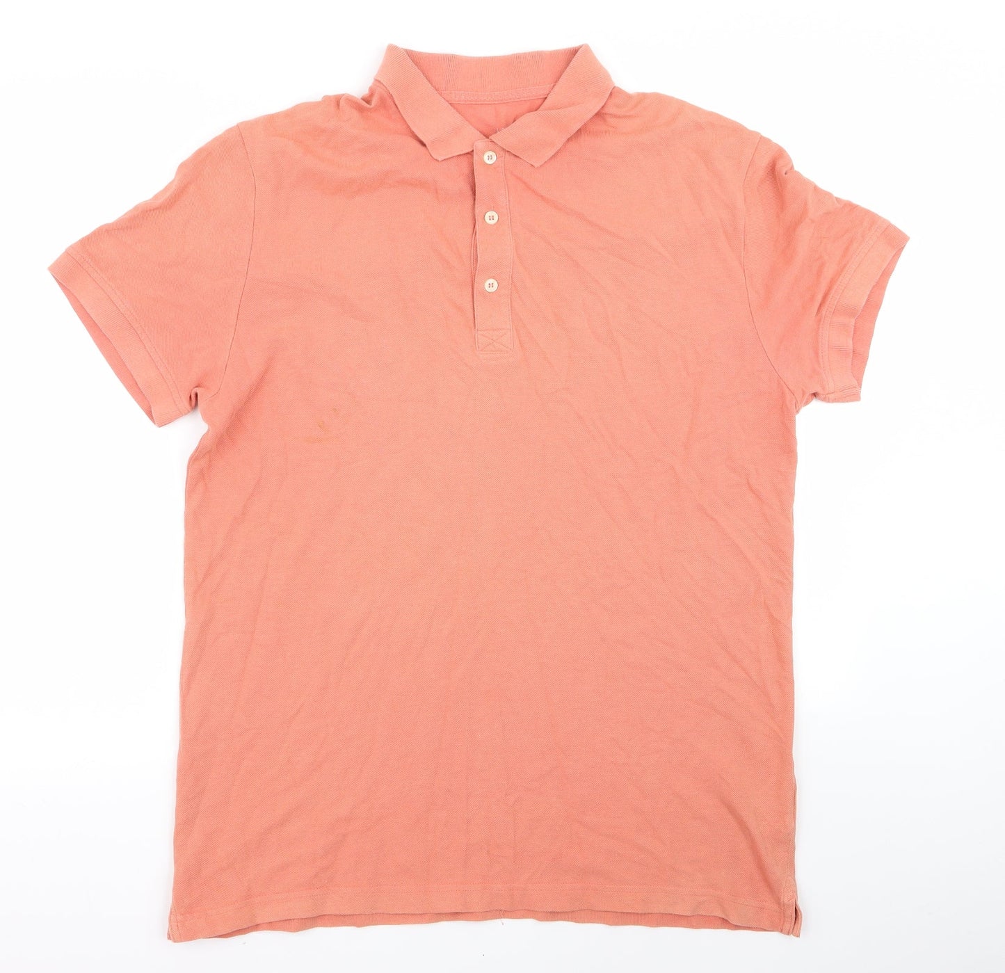 H&M Mens Pink    Polo Size M