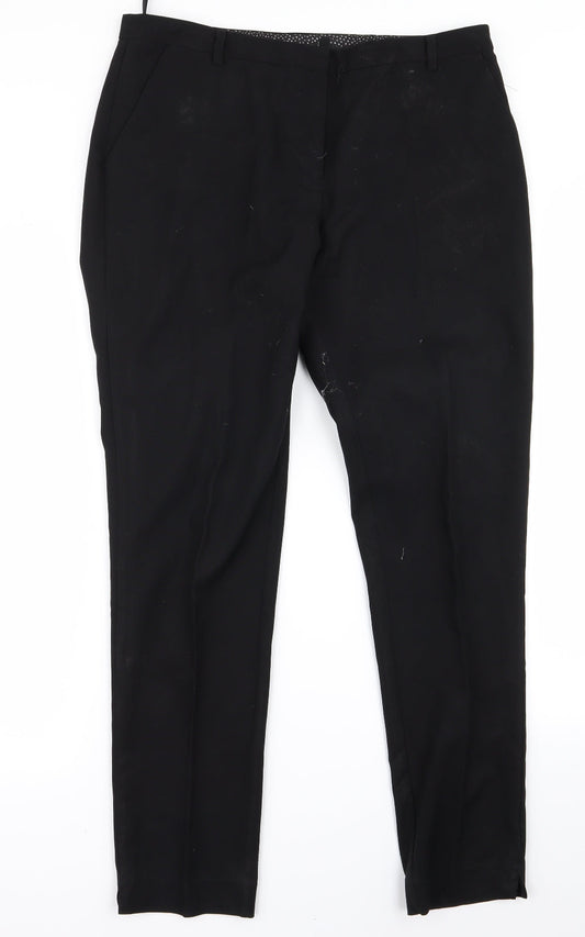 New Look Womens Black   Trousers  Size 14 L26 in