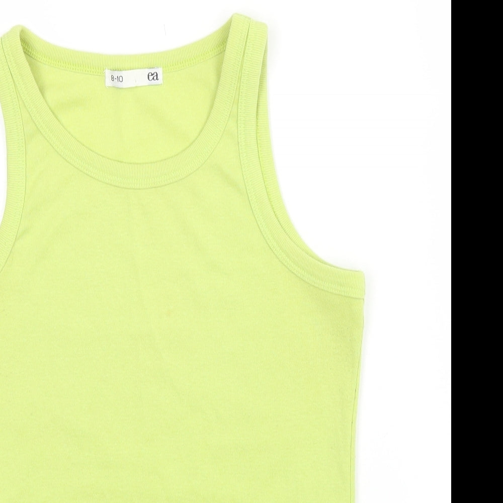 EA Womens Yellow   Basic T-Shirt Size 8
