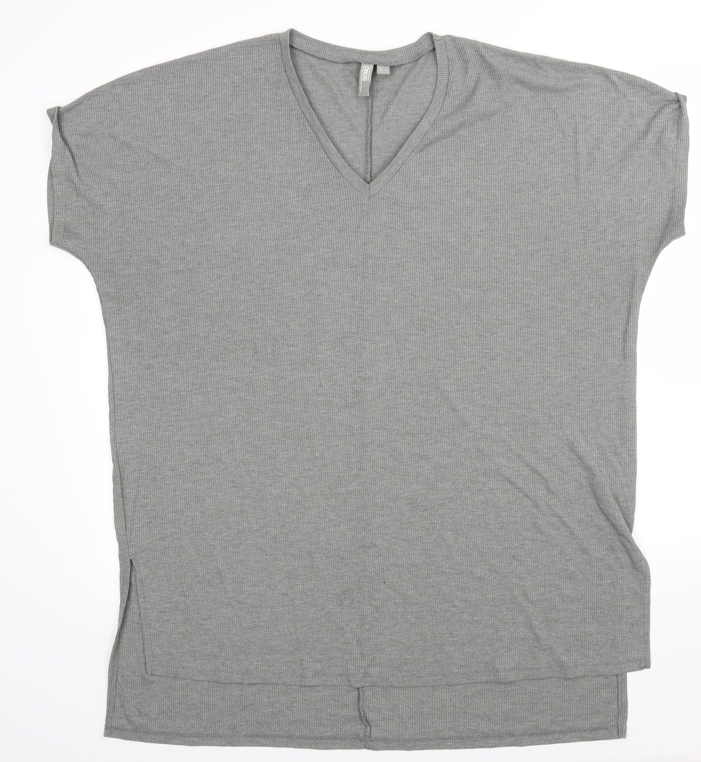 Womens UK Size 18 ASOS Grey Basic Blouse