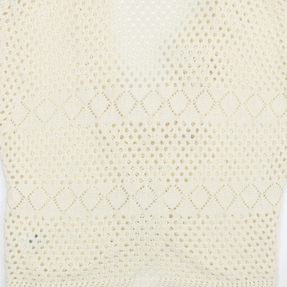 Style Talk Womens Beige   Basic Blouse Size M
