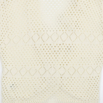 Style Talk Womens Beige   Basic Blouse Size M