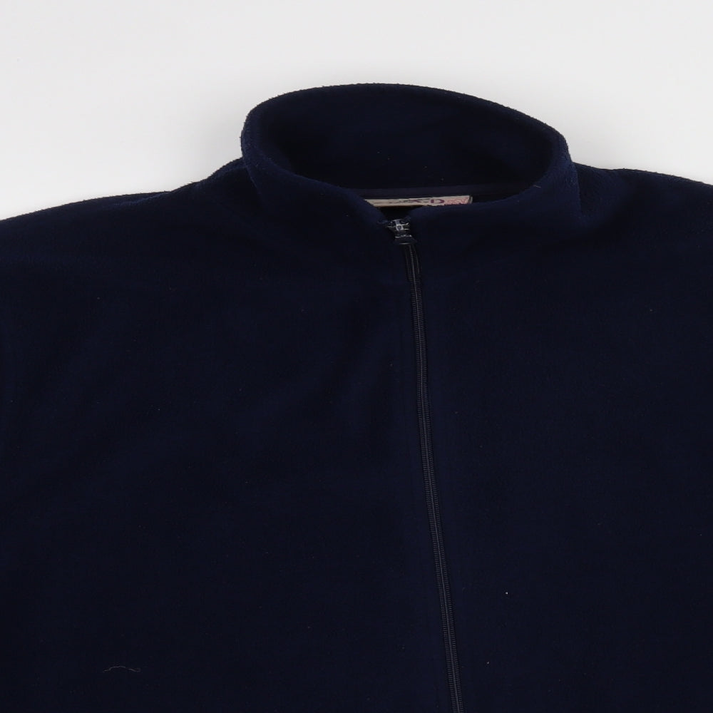 LXD Mens Blue   Full Zip Jumper Size L