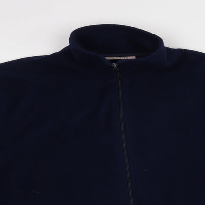 LXD Mens Blue   Full Zip Jumper Size L