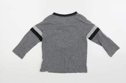 Gap  Grey   Basic T-Shirt Size 18-24 Months  - Mickey mouse