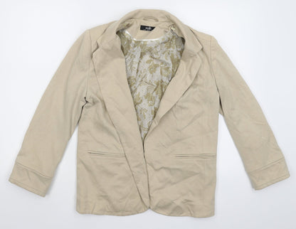 Wallis Womens Beige   Jacket Blazer Size 10