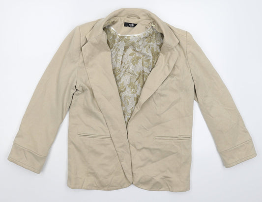 Wallis Womens Beige   Jacket Blazer Size 10