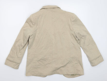 Wallis Womens Beige   Jacket Blazer Size 10