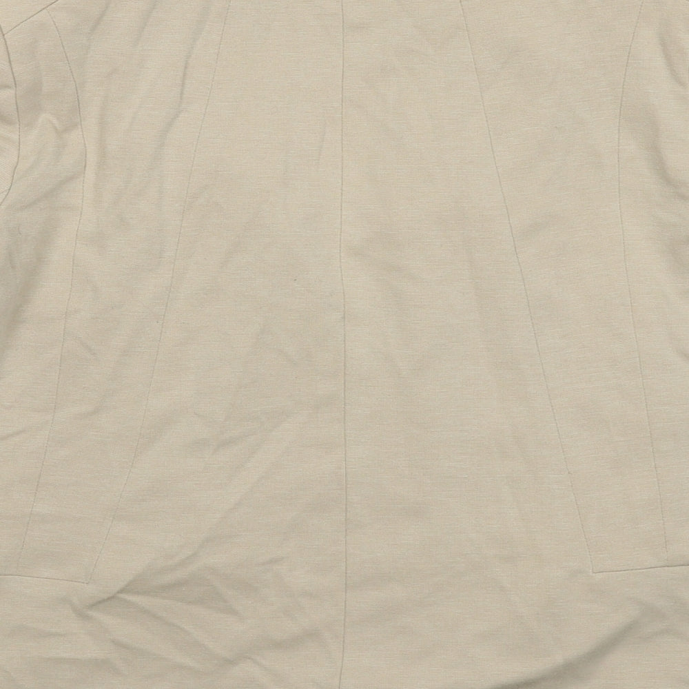 Wallis Womens Beige   Jacket Blazer Size 10