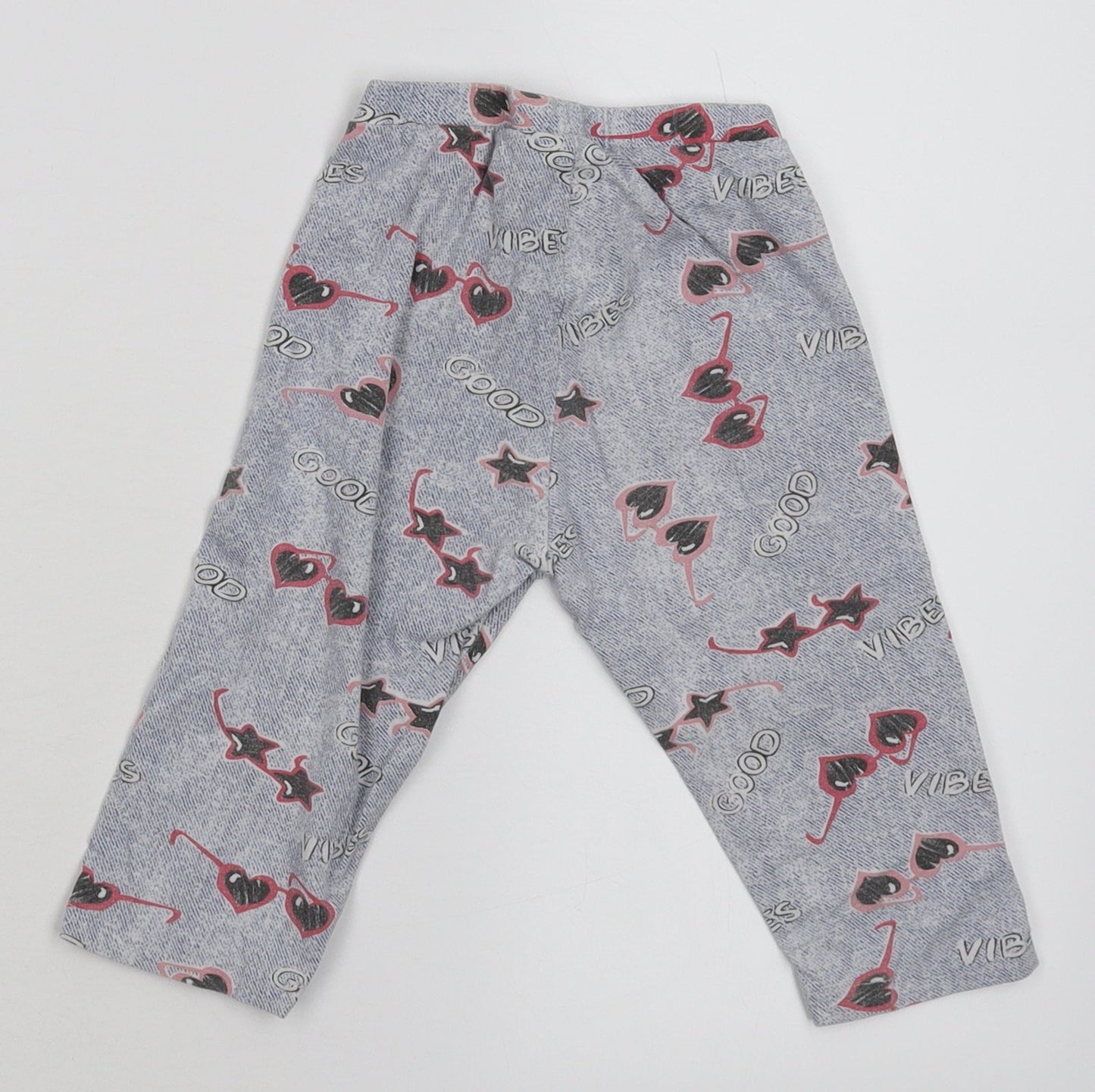 ZARA Girls Girls Blue   Capri Trousers Size 6-9 Months