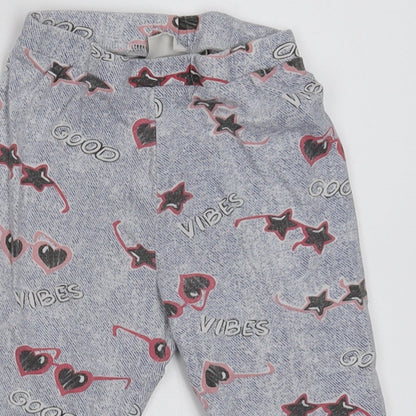ZARA Girls Girls Blue   Capri Trousers Size 6-9 Months