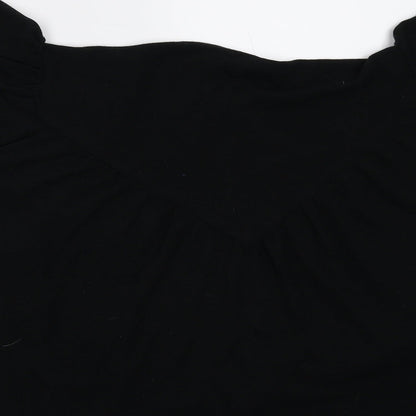 LUSHOUS Womens Black   Cardigan Jumper Size M