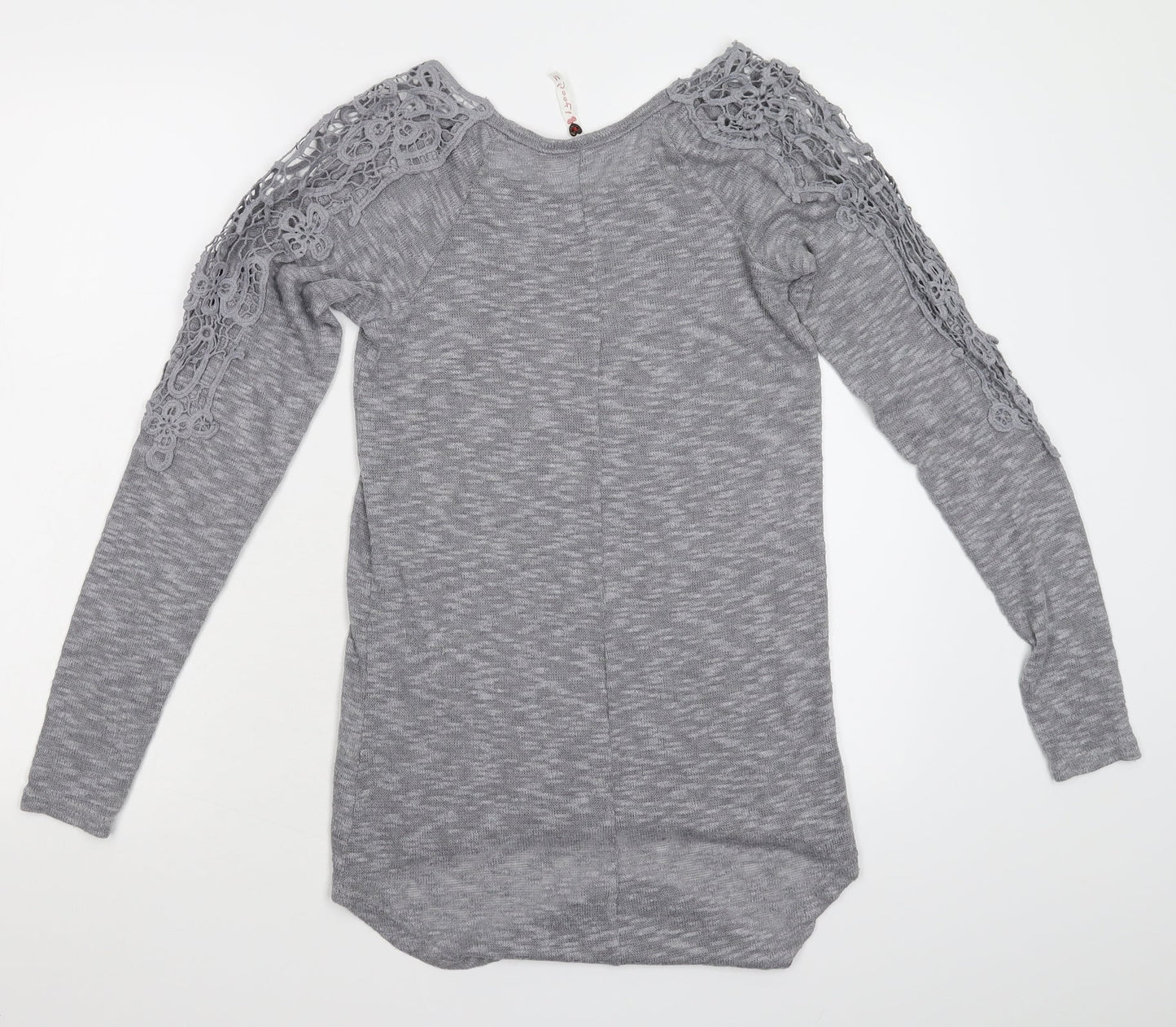 Poof Womens Green   Pullover Jumper Size M