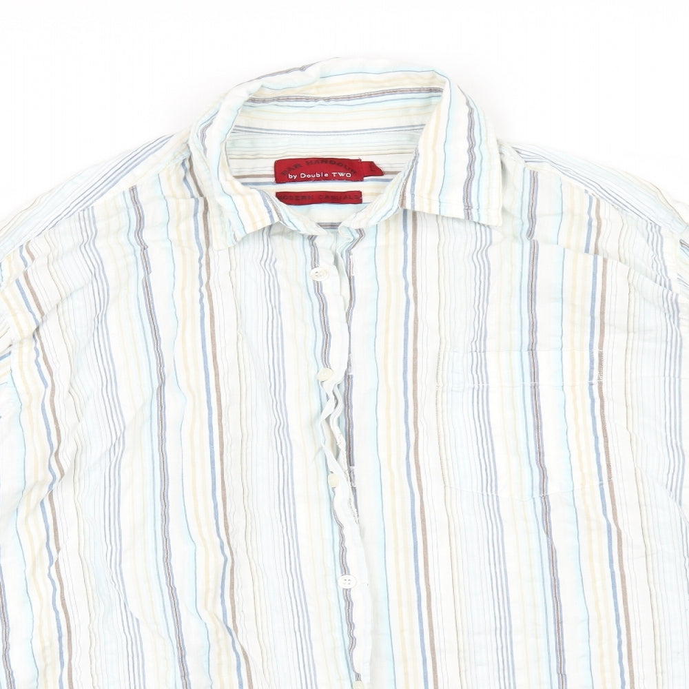 Mens UK Size L Bar Harbour Multicoloured  Button-Up Long Sleeve Casual Shirt