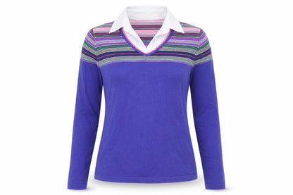 Jessica Graaf Womens Purple   Pullover Jumper Size M