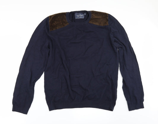 Topshop Mens Blue   Pullover Jumper Size M