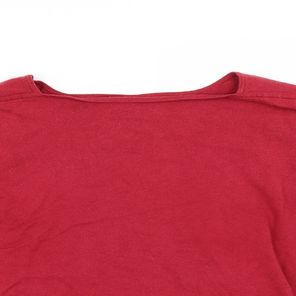 NEXT Womens Red   Pullover Jumper Size 14