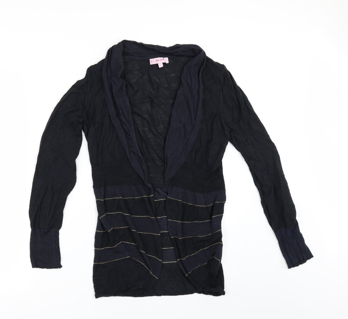 Per Una Womens Blue   Cardigan Jumper Size 12