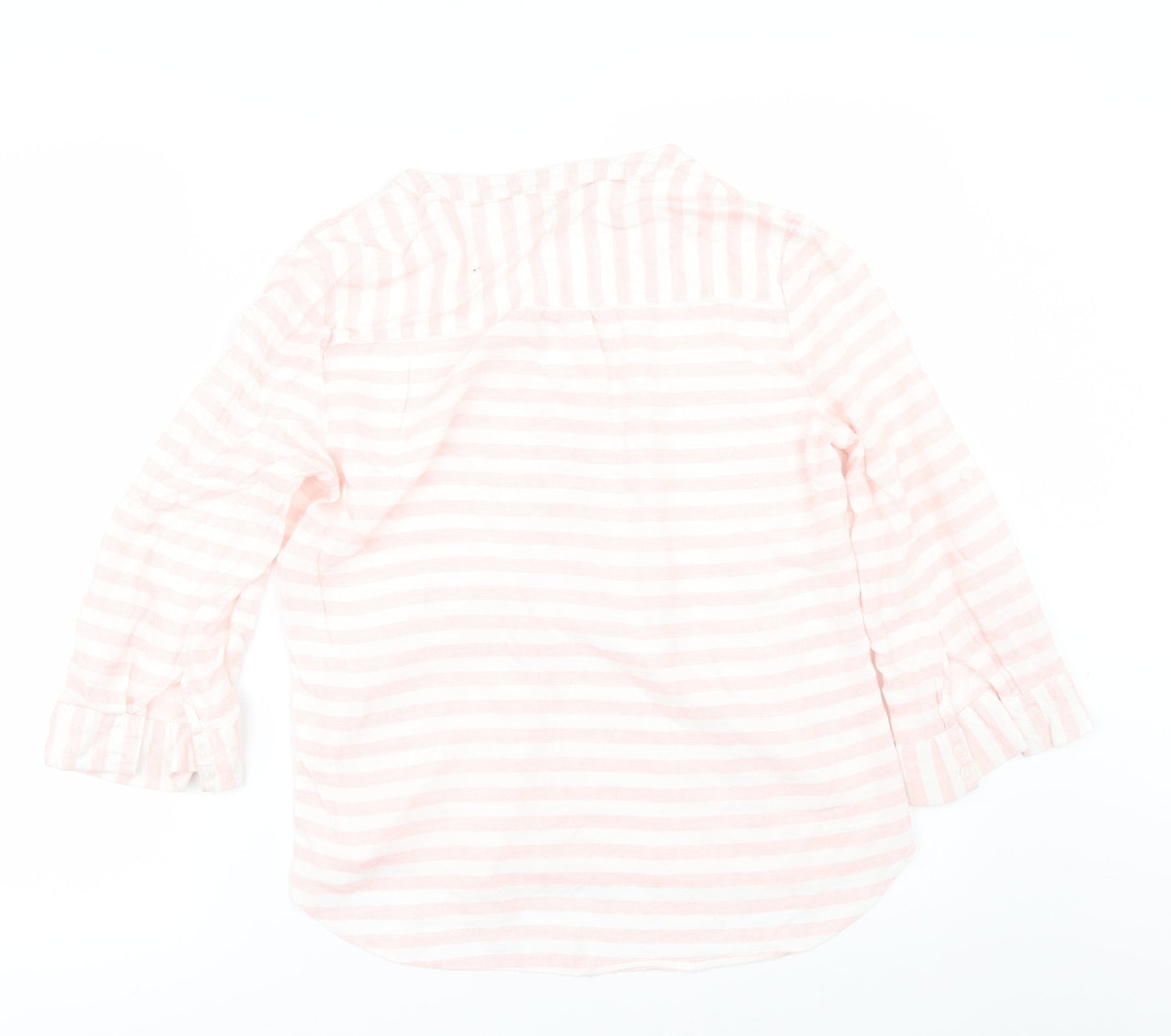 Primark Womens Pink Striped  Tunic Blouse Size 12