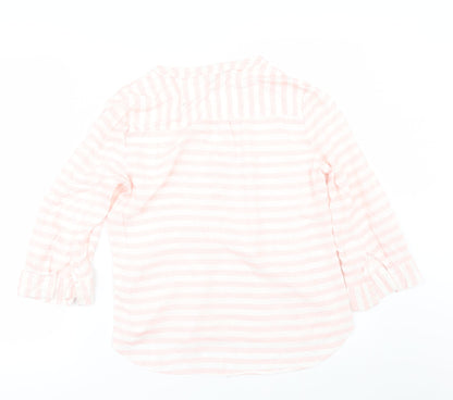 Primark Womens Pink Striped  Tunic Blouse Size 12
