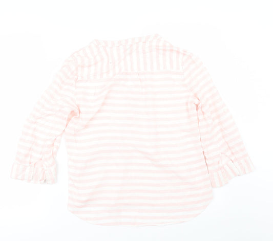 Primark Womens Pink Striped  Tunic Blouse Size 12